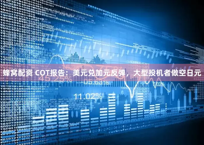 蜂窝配资 COT报告：美元兑加元反弹，大型投机者做空日元